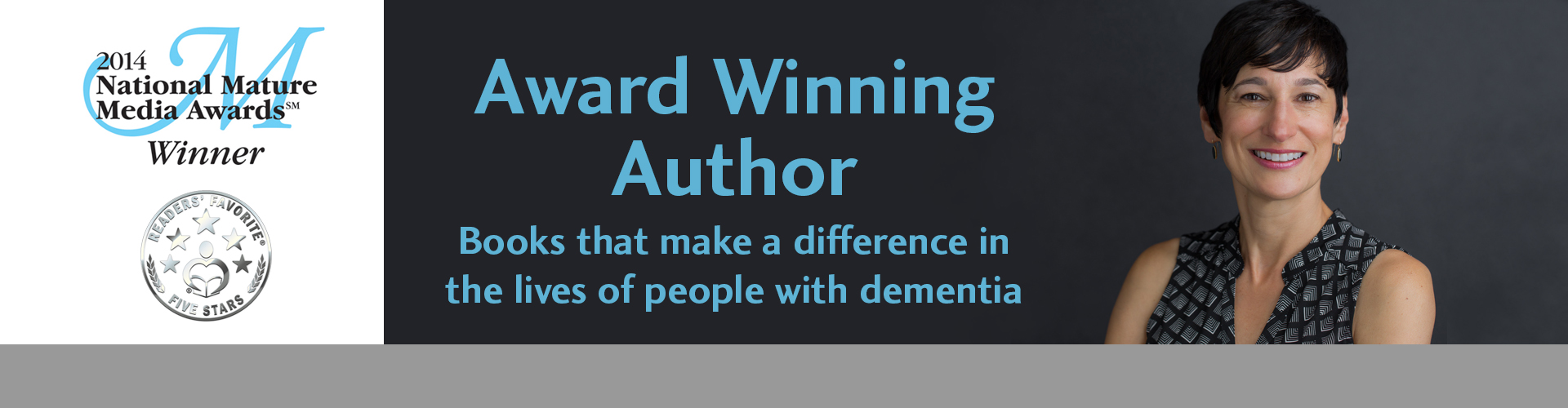 BRU_slide_author_awards Jennifer Brush, Award Winning Author on Dementia