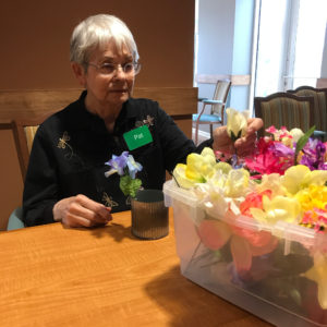Montessori Activity for Dementia - Arranging Flowers