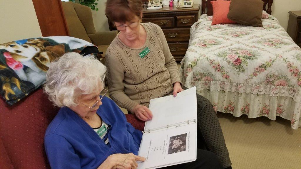 Memory books make conversation easier with those with dementia