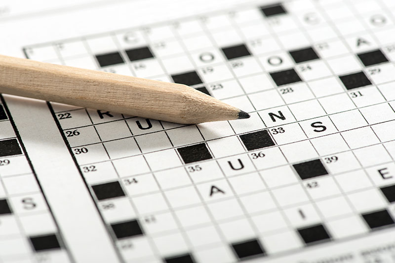 crosswords: a good gift for someone with dementia