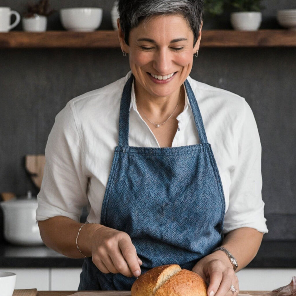 Jennifer Brush baking